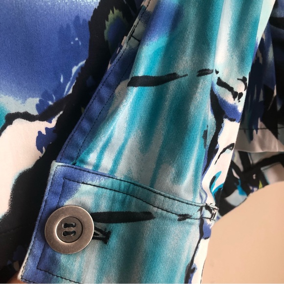 Berek blue print jacket- size S - Picture 7 of 7